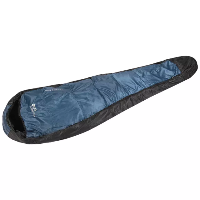 Yellowstone Ultra Light 150 Sleeping Bag Outdoor Camping Waterproof Blue Black