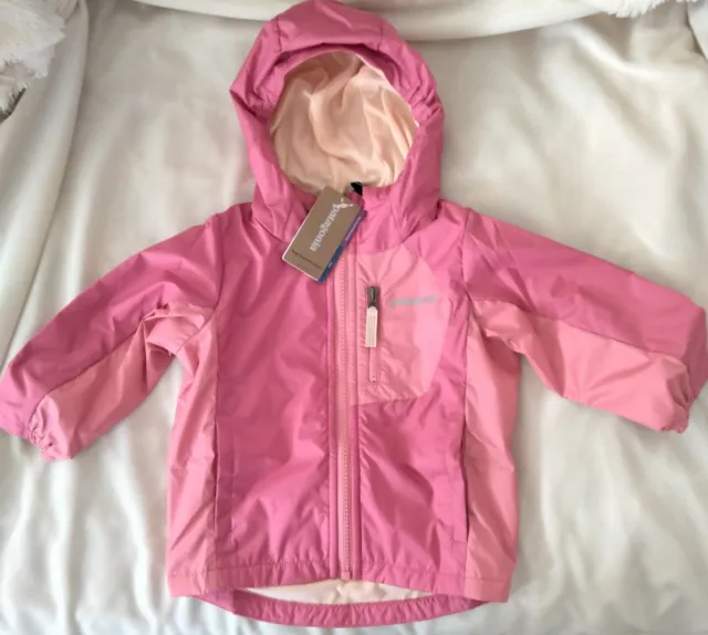 Patagonia Baby's Quartzite Jacket NWT. 12-18Mo. Coral Pink. Lined Spring Shell