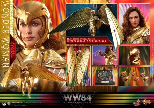Hot Toys Mms578 Wonder Woman 1984 Golden Armor Deluxe Version