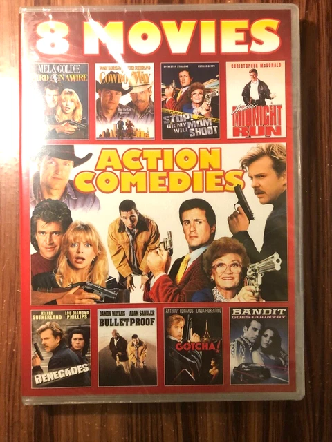 Action Comedies 8-Movie Collection DVD Bird On A Wire Cowboy Way RARE NEW SEALED