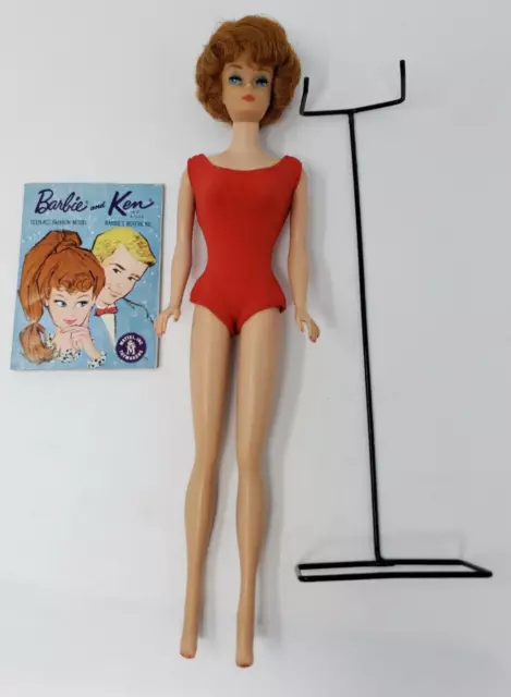 Vintage Barbie Midge Bubble Cut S Mattel Titian Red Swimsuit Auburn Hair Picclick