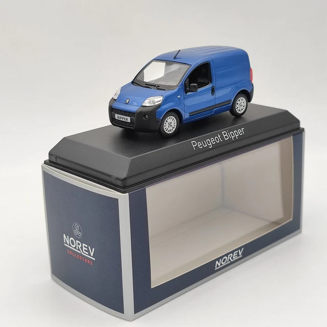 Peugeot Bipper Pompiers 2009 – Miniature NOREV 1/43, Rouge, Métal/plastique, Réf 479838