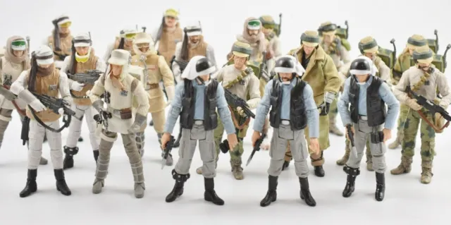 Star Wars Figuren maßgeschneiderte Rebellensoldaten - Endor, Echobasis Hoth & Fleet Troopers