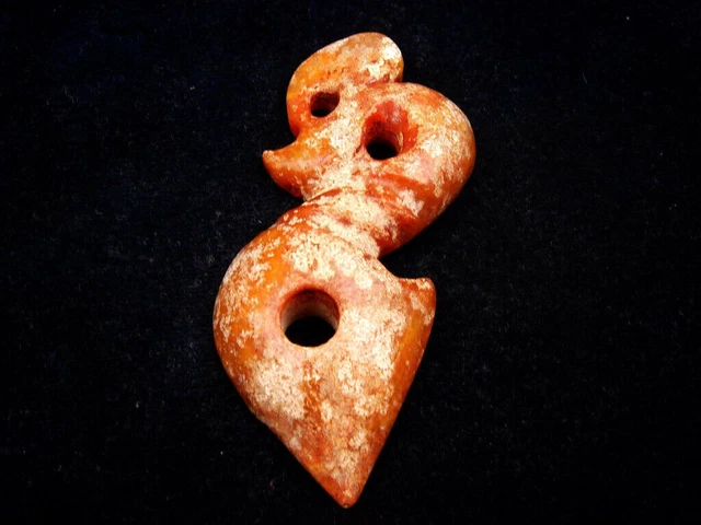 Old Nephrite Jade Stone Carved HongShan Culture Piggy Dragon Spike #12292311
