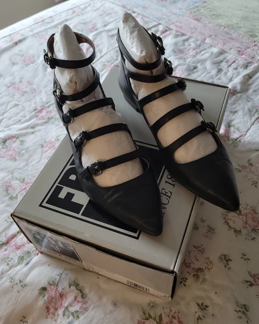Frye sienna buckle ballet sale
