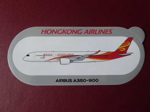 AUTOCOLLANT STICKER AUFKLEBER Airbus A350-900 Hongkong Airlines EUR 5 ...