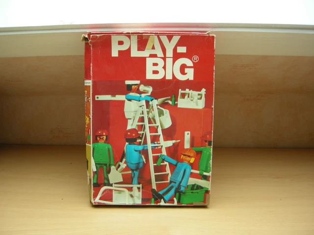 PLAYMOBIL - LE tractopelle de chantier avec son ouvrier du batiment