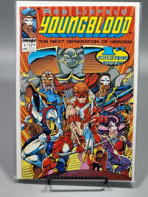Youngblood #1 Image Comics 1992 1st Image comic Rob Liefeld VF+ 8.5