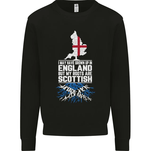 Scotland My Roots Are Scottish Mens Sweatshirt Jumper