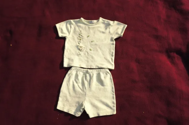 Baby Boy Green Summer Outfit - 12 months