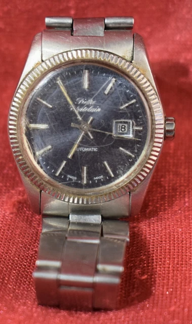 Montre Vintage Pierre Chatelain Swiss Années 1950 - Réf. 3128 - Mécanique Manuelle - Boîtier Plaqué Or 34mm