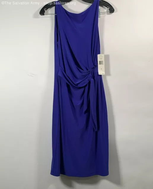 NWT Ralph Lauren Women's Ultramarine Sleeveless Round Neck Sheath Dress Size 4