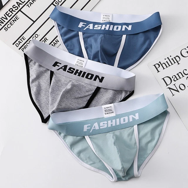 Men's Breathable Lingerie with Soft Pouch and Middle Waist Variety of Colors