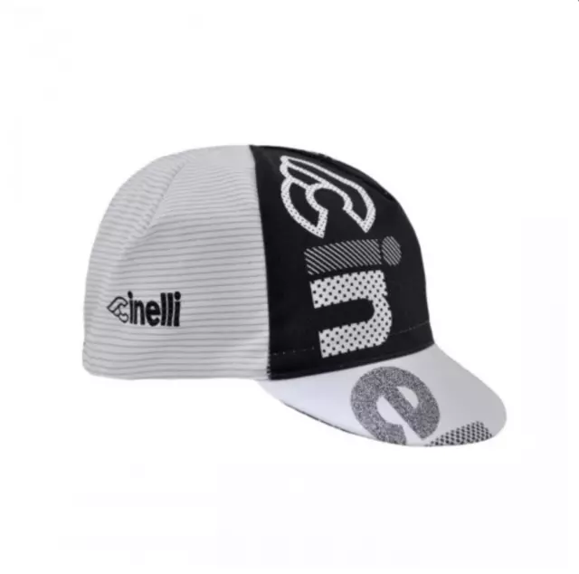 Cinelli Cycling Cap Optical Graphic Black / White - Official Cinelli Merchandise