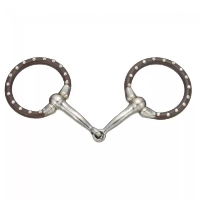 Kelly Silver Star Mini Pony Size (3 1/2") Beaded Pony Snaffle Bit 25230