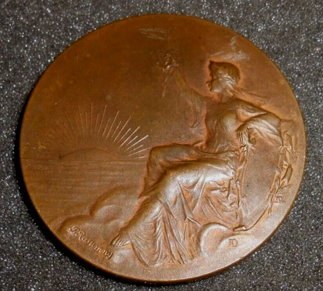 INSURANCES Médaille de récompense, offerte par la Compagnie française d