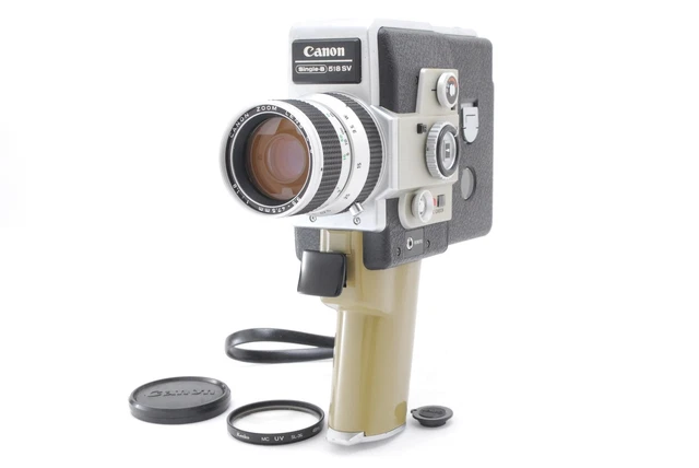 CANON SINGLE-8 518 8mm Film Movie Camera 9.5-47.5mm F1.8 Zoom Lens