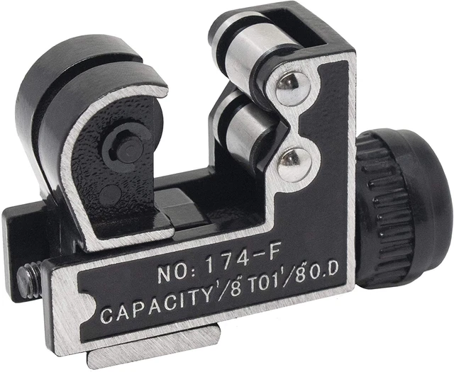Pipe Cutter [1/8" - 1 1/8"] Tube Cutter Tool for Copper Pipe, Stainless Steel Tu