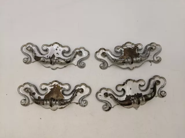 4 pc Lot KBC N2886 Dresser Drawer Handle Pull Furniture Hardware Knobs Vintage
