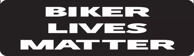 Biker Lives Matter Motorcycle Helmet Sticker