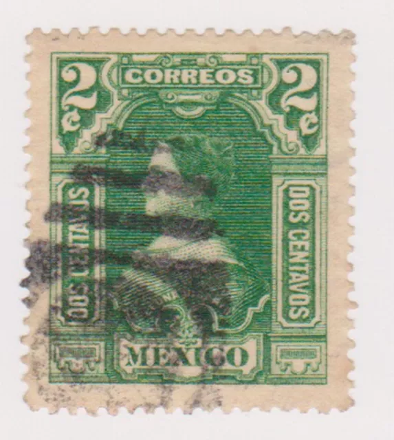 (MCO-107) 1910 Mexico 2c green (B)