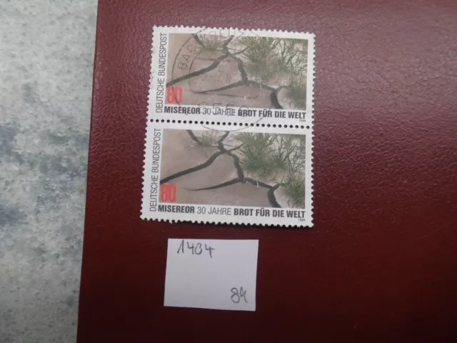 BRD Briefmarke 1989 : Mi.N:1404 , 30 J. Misereor, 80 Pf. ,gestempelt