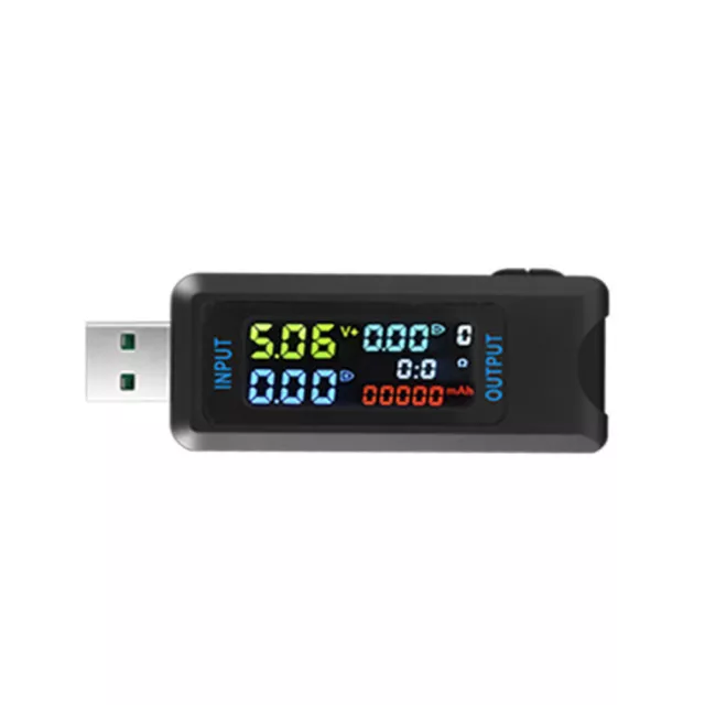 Multifunktions-USB-Spannungsstrom-Testmessgerät, digitales IPS-Display, O8L0