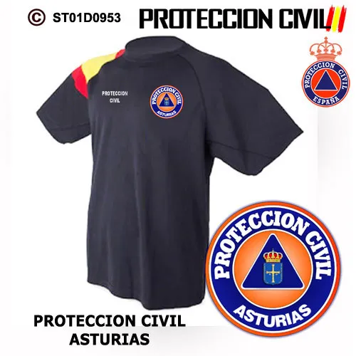 Camisetas Tecnicas: Proteccion Civil Y Emergencias - Asturias