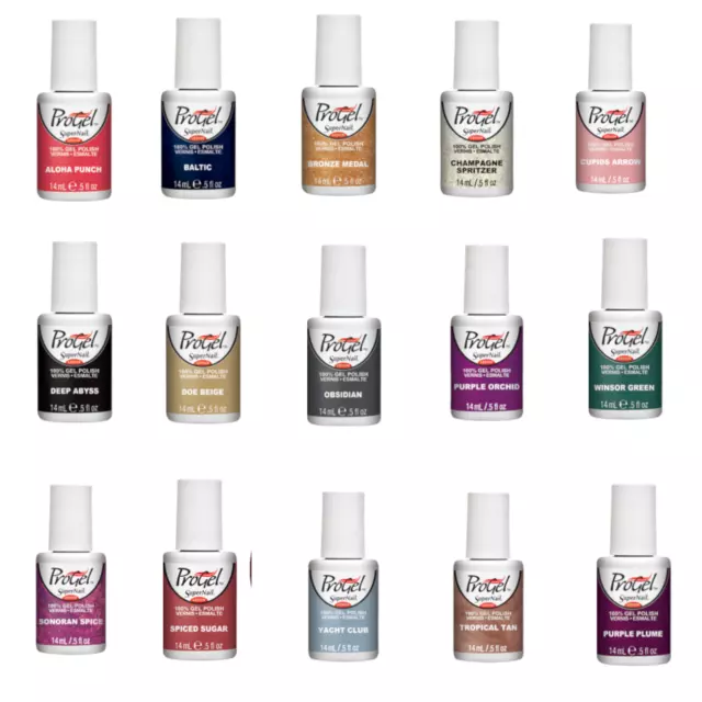 SuperNail Progel Gel Polish. BUY 2 or More To Get 10% Discount.