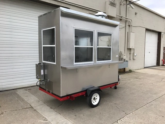 Nsf Hot Dog Stand-In Mobile Food Cart Catering Trailer Kiosk Stand