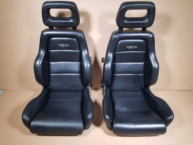 Konig Vintage Seats Porsche 911, Bmw Sport Recaro Seat classic Black OEM / RARE Konig Vintage Seats Porsche 911, Bmw Sport Recaro Seat classic Black OEM / RARE