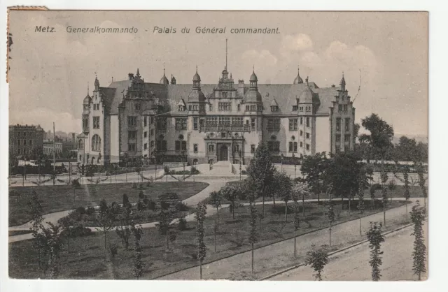 METZ - Moselle - CPA 57 - the Palace of the Commander General