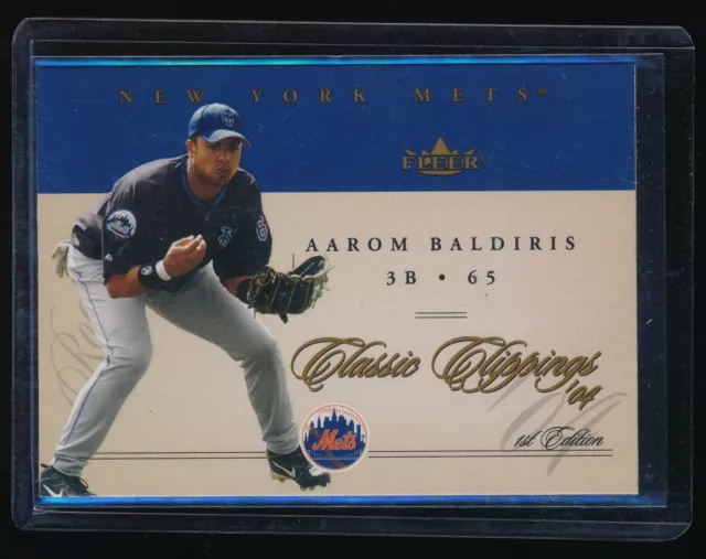 Aarom Baldiris 2004 Classic Clippings First Edition #87 Roo 39/150 New York Mets