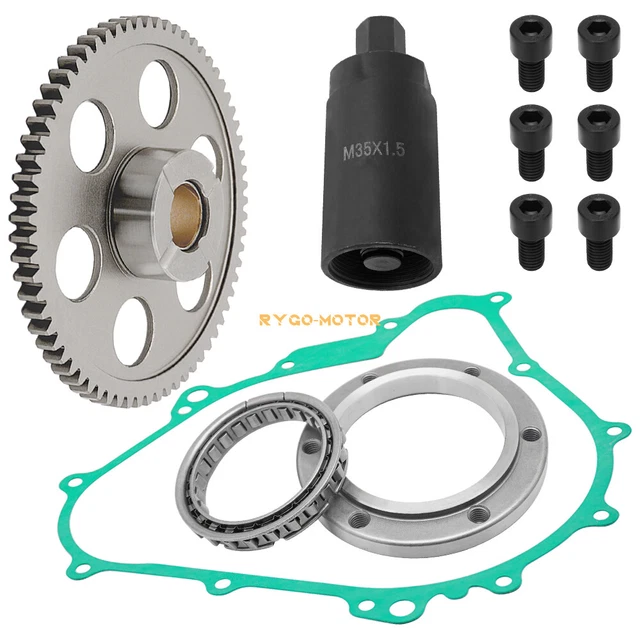 STARTER CLUTCH BEARING Gear Flywheel Puller For Yamaha Grizzly Kodiak