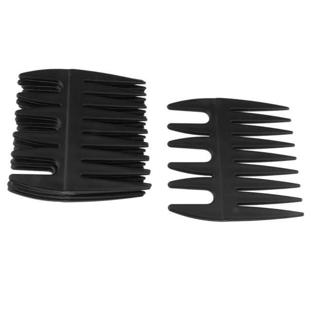 5x Pro Men's Hair/Beard/Mustache Detangling Styling Comb Wide+Fine Tooth