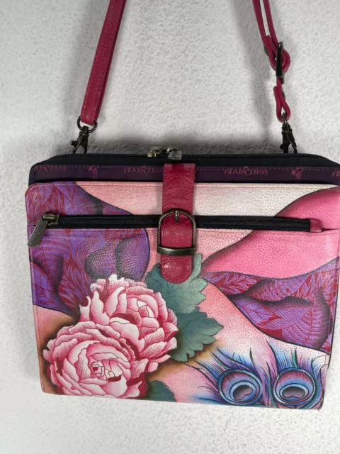 Anuschka India-Nwt -Today-$188.00-Msrp $207.00-Nwt-Tablet Case- Hand Painted Lea