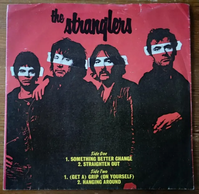 THE STRANGLERS 'The Stranglers' 7" EP 1977 US 1st Press Pink Marbled Vinyl M/EX