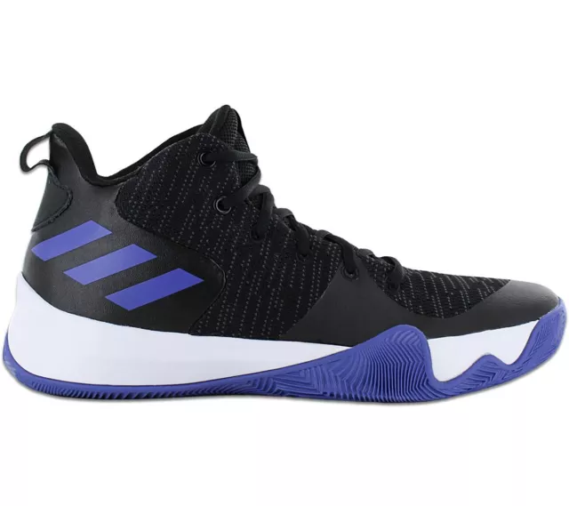 adidas Explosive Flash Herren Sneaker Schwarz B43615 Sport Basketball Schuhe NEU