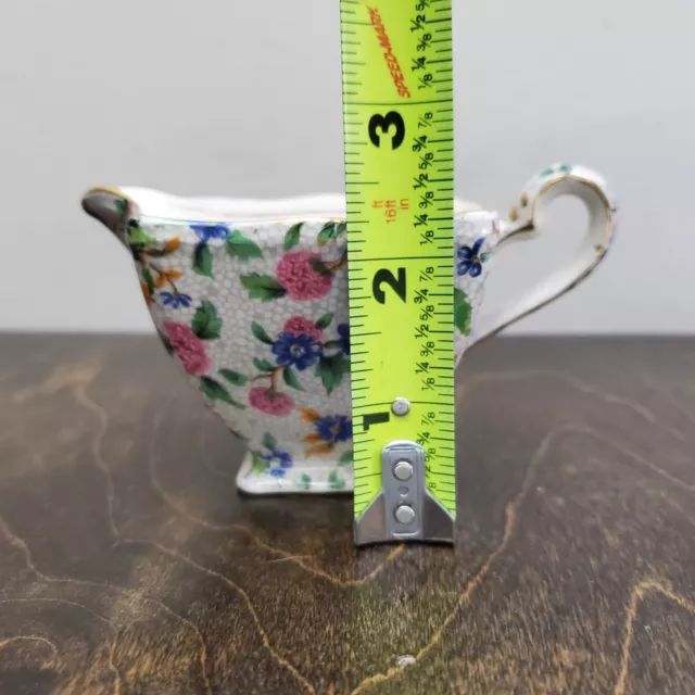 Royal Winton Grimwades Old Cottage Chintz Ascot Creamer Circa 1930s Pre 1960 Vtg 13