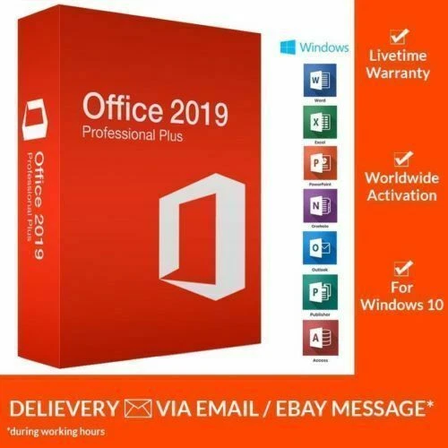 MICROSOFT OFFICE 2019 Professional Plus 32/64 Bit Activation Key ...
