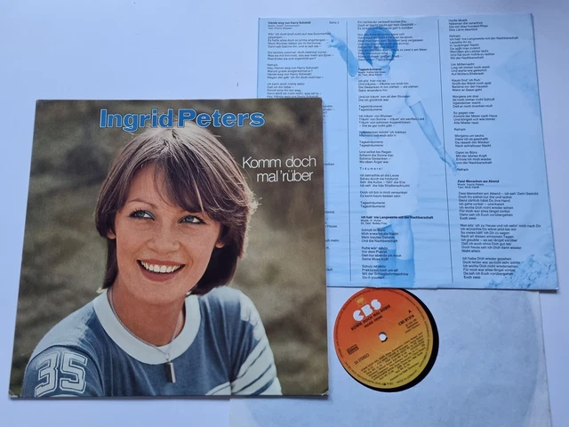 INGRID PETERS - Komm Doch Mal ’Rüber Vinyl LP Germany EUR 26,99