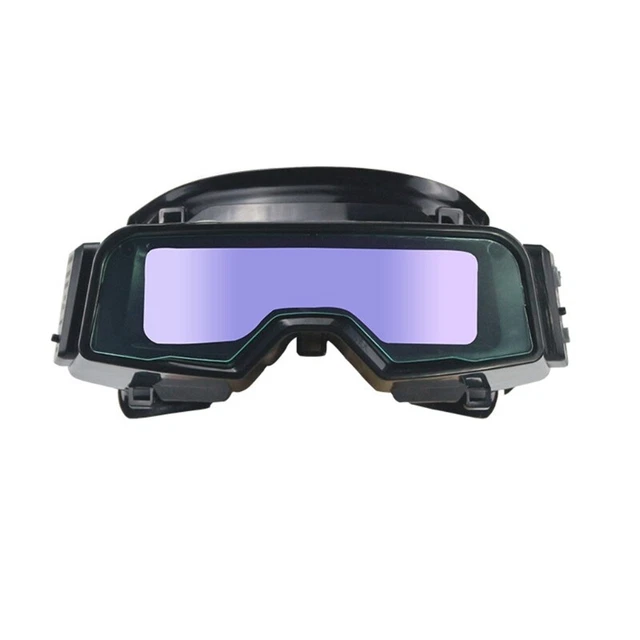 1 Pair Black Solar Auto Darkening Welder Goggle Protective Welder Glasses