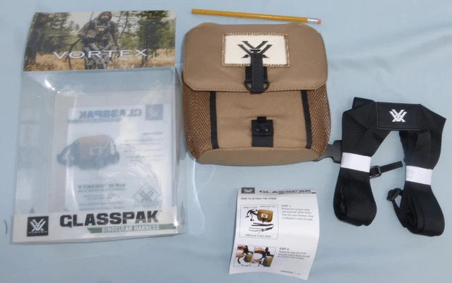 NEW/Unused Vortex Glasspak Binocular Harness/Padded Case