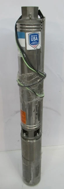Goulds 7CS10422C, 4" Submersible Water Well Pump & Motor, 1 HP