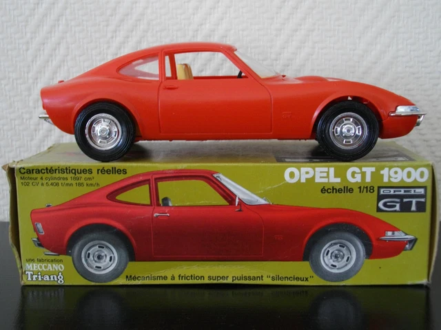 Jouet Ancien Meccano Triang Peugeot 504 - Friction 1/18 - France Années 60