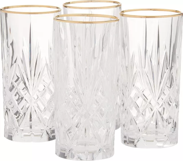 Lorren Home Trends 11 oz Double Old Fashion Glass, Set of 6