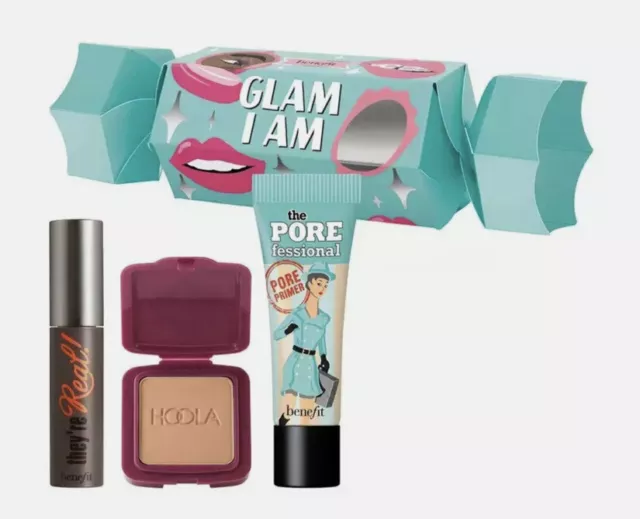 Benefit Glam I Am Gift Set, Bronzing Powder, Mascara, Porefessional Primer Minis