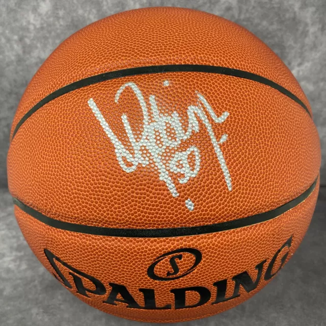 David Robinson Autographed Signed Spurs Spalding NBA Basketball BAS COA