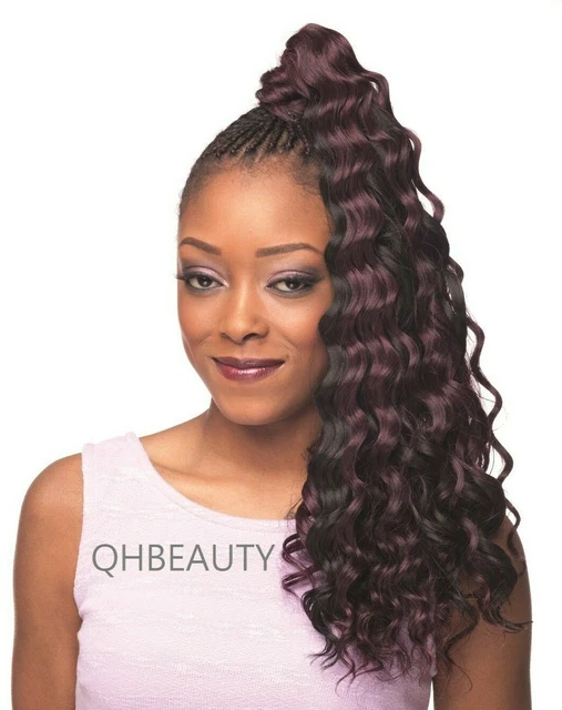 CHERISH SYNTHETIC CROCHET LONG CURLY HAIR EXTENSION BRAIDS - RAVISH 24 inch