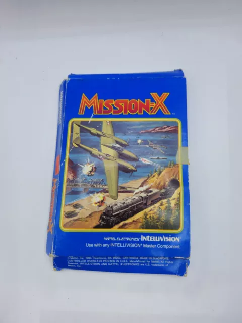 Mission X Intellivision Video Game CIB